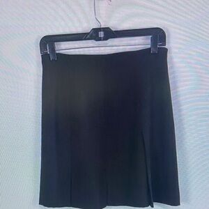 SHEIN Black A-Line Knee-Length Skirt
